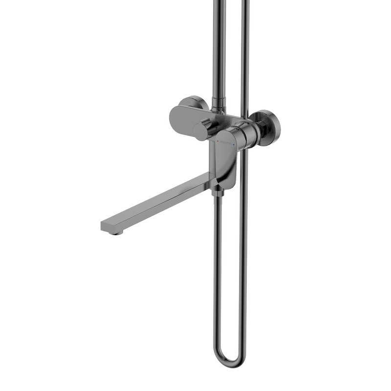 Душевая стойка AQUATEK Ника AQ2840BGM оружейная сталь