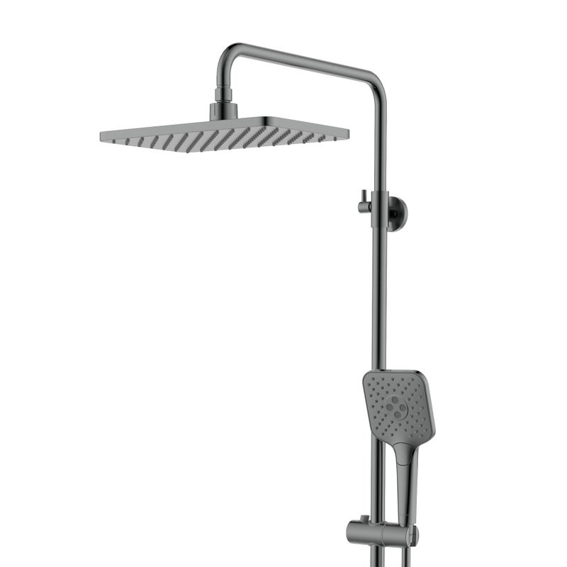 Душевая стойка AQUATEK Ника AQ2840BGM оружейная сталь