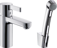 Смеситель для раковины Hansgrohe Metris S 31160000 с гигиеническим душем