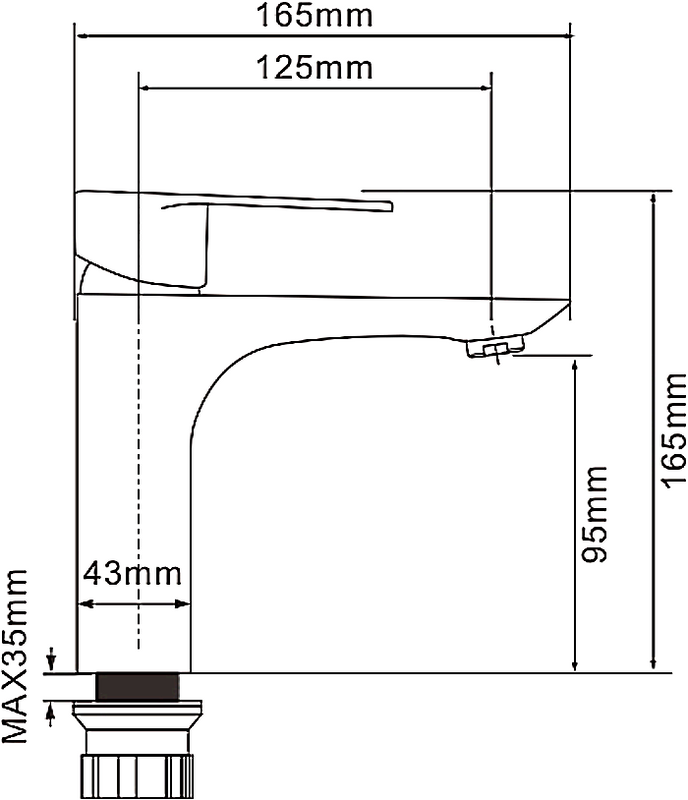 Смеситель для раковины Olive'S Nensa NS16100 хром