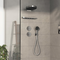 Термостатический смеситель встраиваемый Hansgrohe ShowerSelect Comfort S 15559000 С ВНУТРЕННЕЙ ЧАСТЬЮ, хром