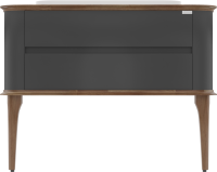 Тумба с раковиной STWORKI Pier 100 anthracite