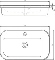 Тумба с раковиной STWORKI Pier 100 anthracite