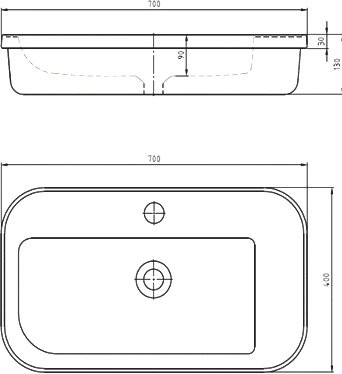 Тумба с раковиной STWORKI Pier 100 anthracite