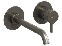 Смеситель для раковины Ravak Espirit ES 019.20GB.O1.RB07B брашированный графит Смеситель для раковины Ravak Espirit ES 019.20GB.O1.RB07B брашированный графит