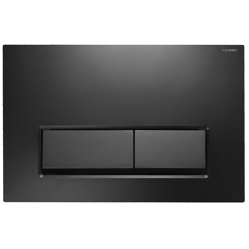 Кнопка смыва для унитаза AZARIO NEW AZ-015 пластик, цвет матовый черный