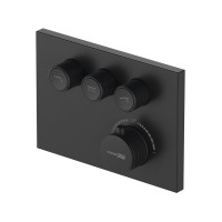 Смеситель для ванны и душа встраиваемый термостат черный Elbe 7458 Thermo WasserKRAFT