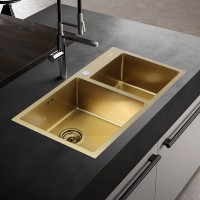 Мойка кухонная Melana S8045HG золото