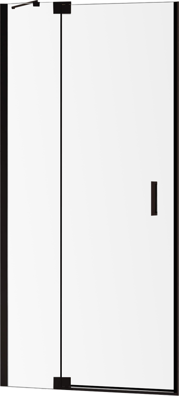 Душевая дверь в нишу RGW Hotel HO-014-B 900х2000 профиль черный, стекло прозрачное