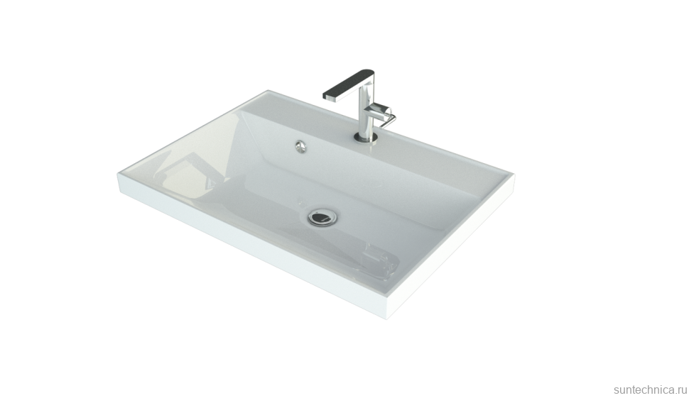 Тумба с раковиной Style Line Матис 60 напольная, олива