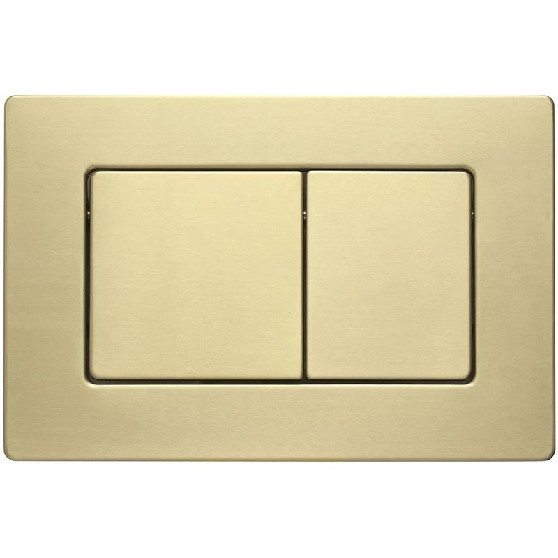 Кнопка смыва для унитаза Veconi Flush V8 пластик, цвет золото брашинг