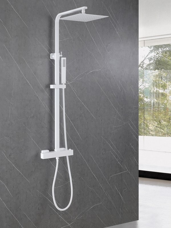 Душевая стойка Abber Daheim AF8260WL матовая белая