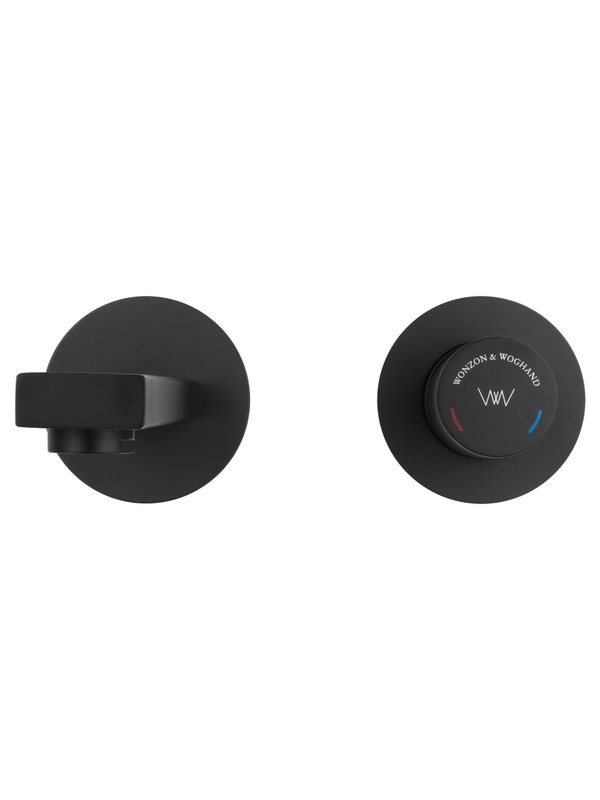 Смеситель для раковины Wonzon & Woghand WW-105-MB С ВНУТРЕННЕЙ ЧАСТЬЮ, матовый черный