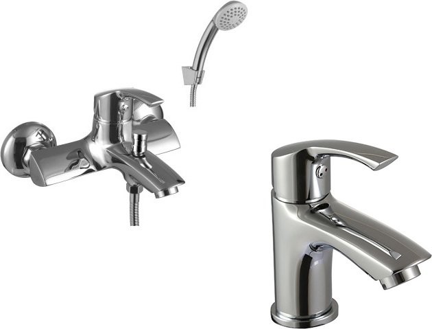 Комплект для ванной Lemark Strike LM1102C + LM1106C