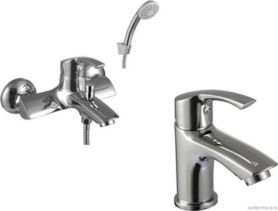 Комплект для ванной Lemark Strike LM1102C + LM1106C