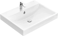 Тумба с раковиной Roca Ona Olive 60 оливковая матовая, раковина ZRU9307561