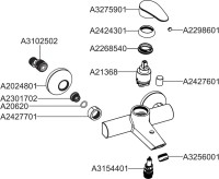 Душевой комплект VitrA Dynamic S Dynamic S A49152EXP Душевой комплект VitrA Dynamic S Dynamic S A49152EXP