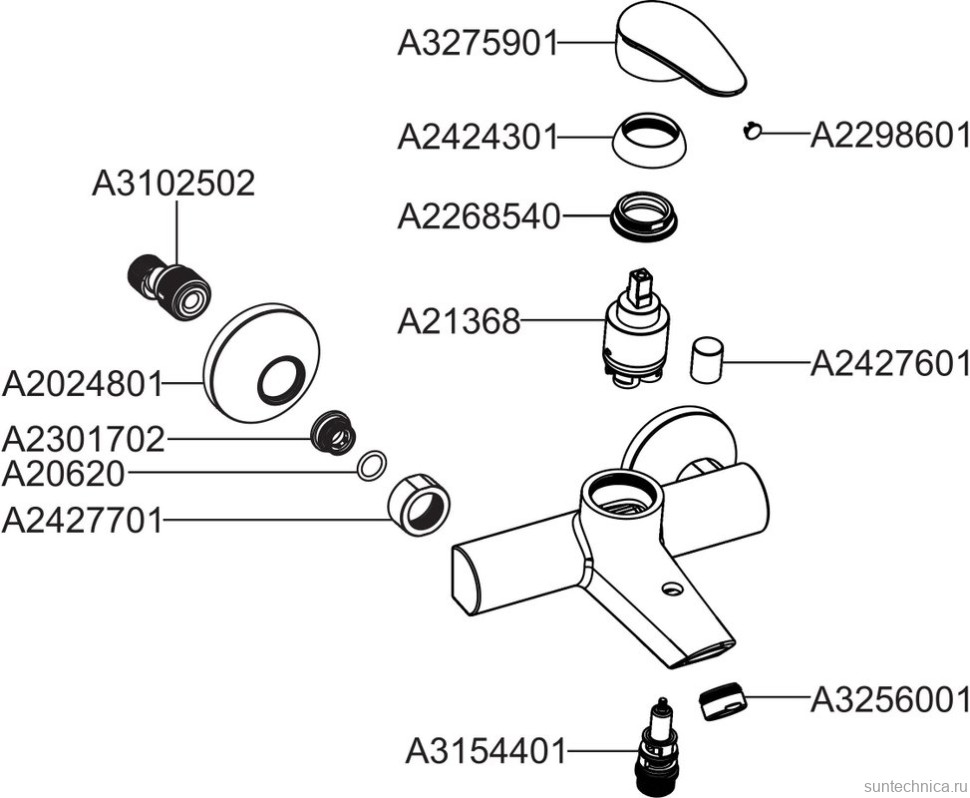 Душевой комплект VitrA Dynamic S Dynamic S A49152EXP