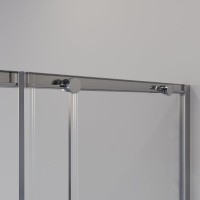 Душевой уголок Niagara Nova NG-6622-34 80x80, профиль хром, стекло прозрачное