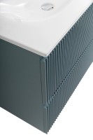 Тумба с раковиной BelBagno Uno 90 подвесная, 2 ящика, матовая голубая