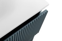 Тумба с раковиной BelBagno Uno 90 подвесная, 2 ящика, матовая голубая