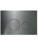 Кнопка смыва для унитаза Splendy Stable Rest SR302TMAB пластик, цвет оружейный металл брашированный