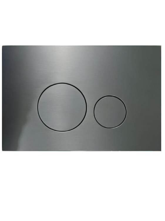 Кнопка смыва для унитаза Splendy Stable Rest SR302TMAB пластик, цвет оружейный металл брашированный