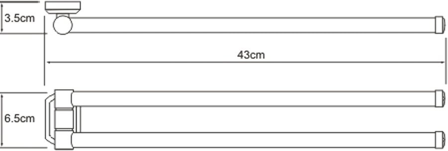 Полотенцедержатель Wasserkraft Oder K-3031
