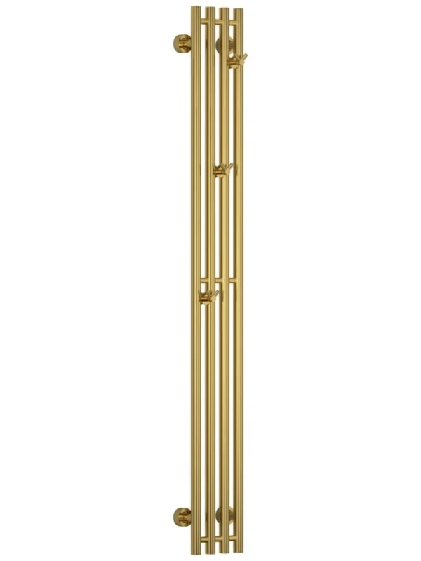 Полотенцесушитель водяной Сунержа Кантата Pro 03-0446-1515 150x20 см, глянцевое золото, I-образный