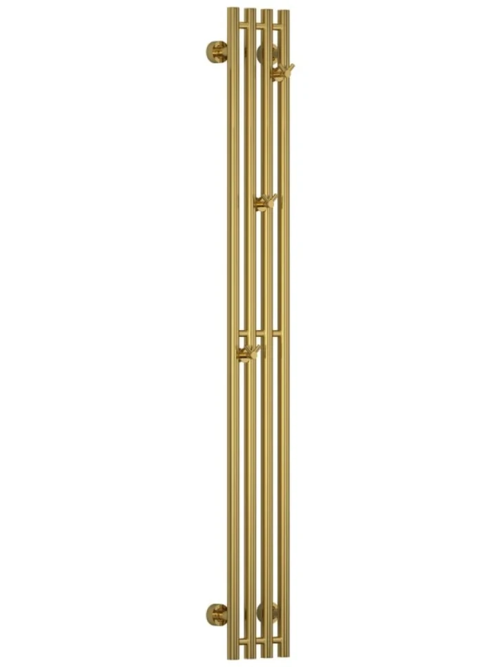 Полотенцесушитель водяной Сунержа Кантата Pro 03-0446-1515 150x20 см, глянцевое золото, I-образный