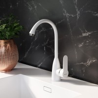 Смеситель для кухни Damixa Neptune DX408000200 белый Смеситель для кухни Damixa Neptune DX408000200 белый