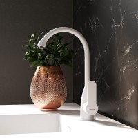 Смеситель для кухни Damixa Neptune DX408000200 белый Смеситель для кухни Damixa Neptune DX408000200 белый