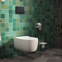 Система инсталляции для унитазов Berges Novum 040255 с кнопкой смыва, черная