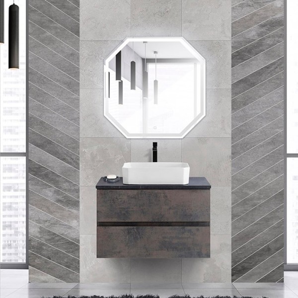 Мебель для ванной комнаты Cezares Molveno 46 80 ossido, со столешницей