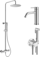 Комплект для ванной Plumberia Selection Ixo KITZXO6302CR53 хром