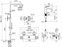 Комплект для ванной Plumberia Selection Ixo KITZXO6302CR53 хром