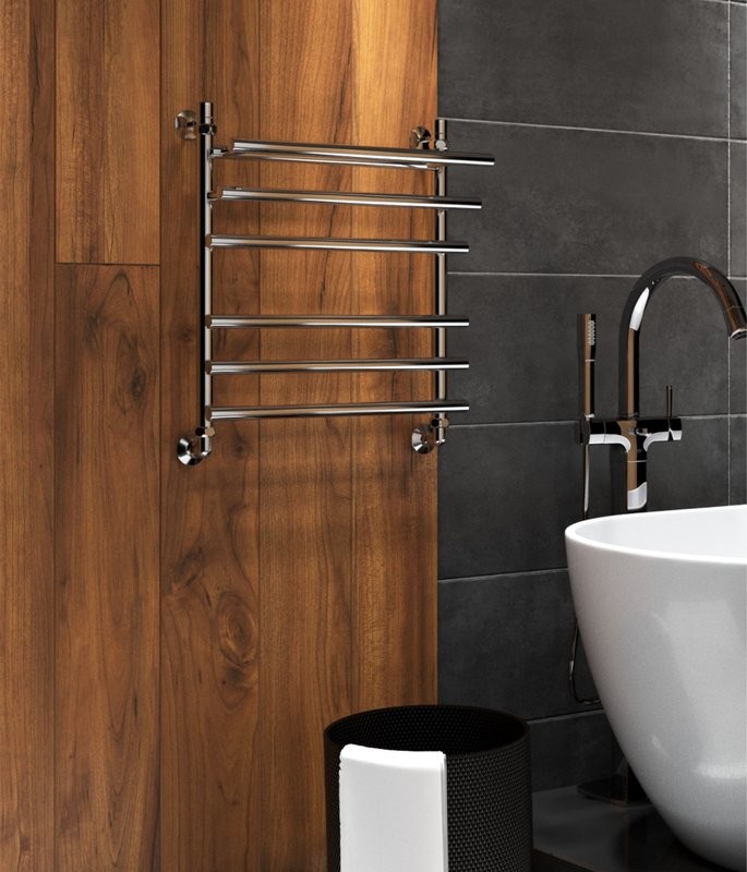 Полотенцесушитель водяной Indigo Just Shelf LJSHW60-40 серебристый