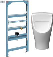 Комплект Инсталляция VitrA Frame 880-3800 + Писсуар Керамин Лаго CDB00029349 с сифоном