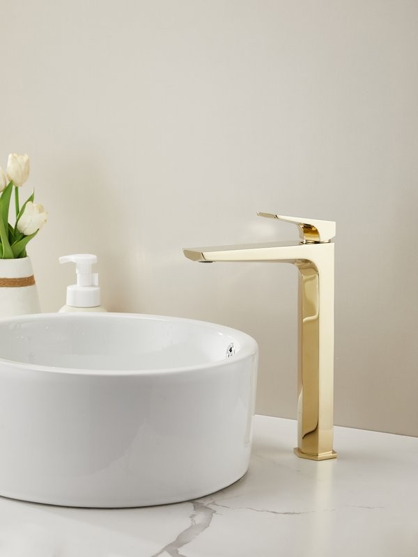 Смеситель для раковины Haiba HB11726-5 золото