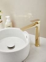 Смеситель для раковины Haiba HB11726-5 золото Смеситель для раковины Haiba HB11726-5 золото