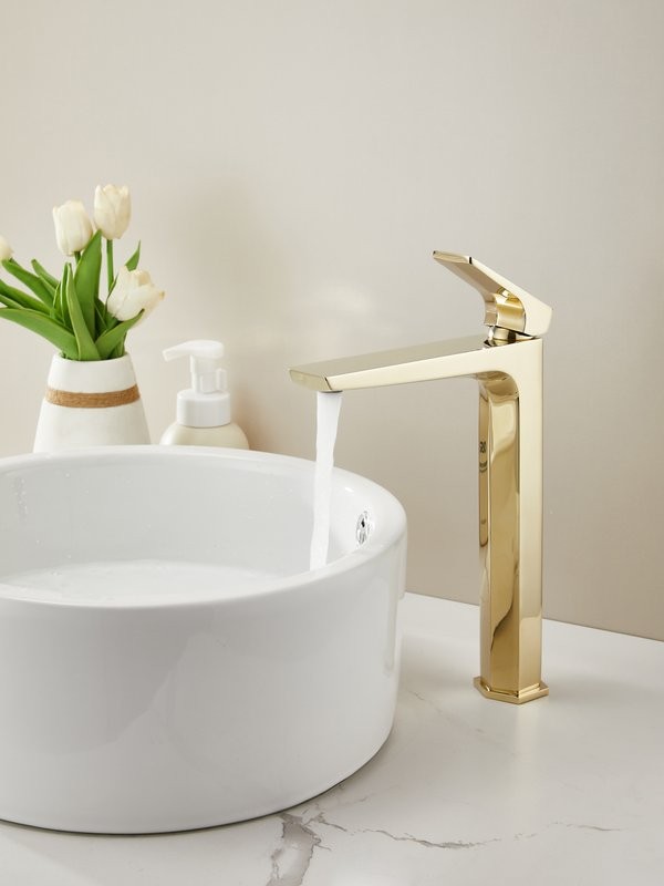 Смеситель для раковины Haiba HB11726-5 золото