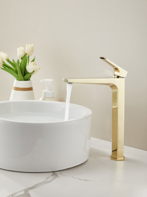 Смеситель для раковины Haiba HB11726-5 золото