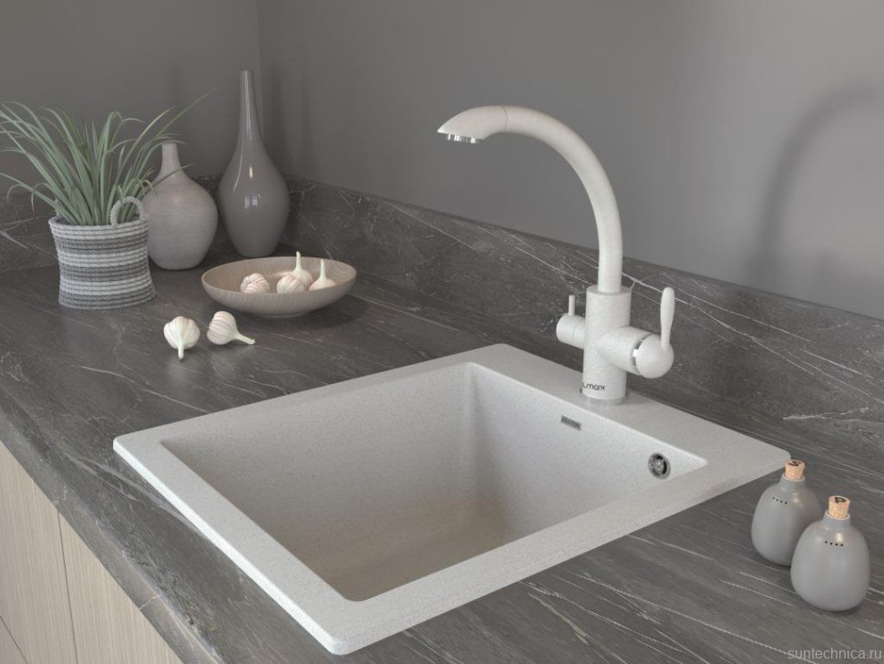 Смеситель для кухни Paulmark Essen Es213001-328 бежевый
