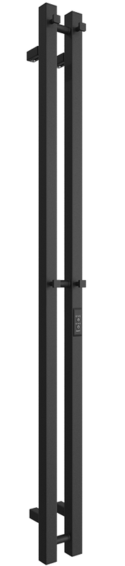 Полотенцесушитель электрический Двин X-2 plaza neo 140х80, матовый черный