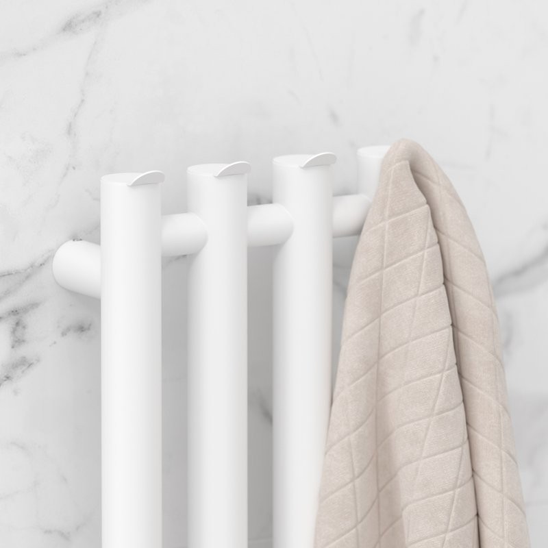 Полотенцесушитель электрический Сунержа Кантата 4.0 30-0885-1559 150x20 см, подключение справа, скрытое подключение справа, матовый белый, I-образный