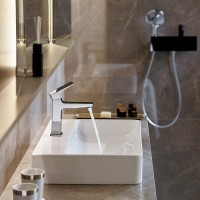 Смеситель для раковины Hansgrohe Metropol 32500000 с донным клапаном Push-Open