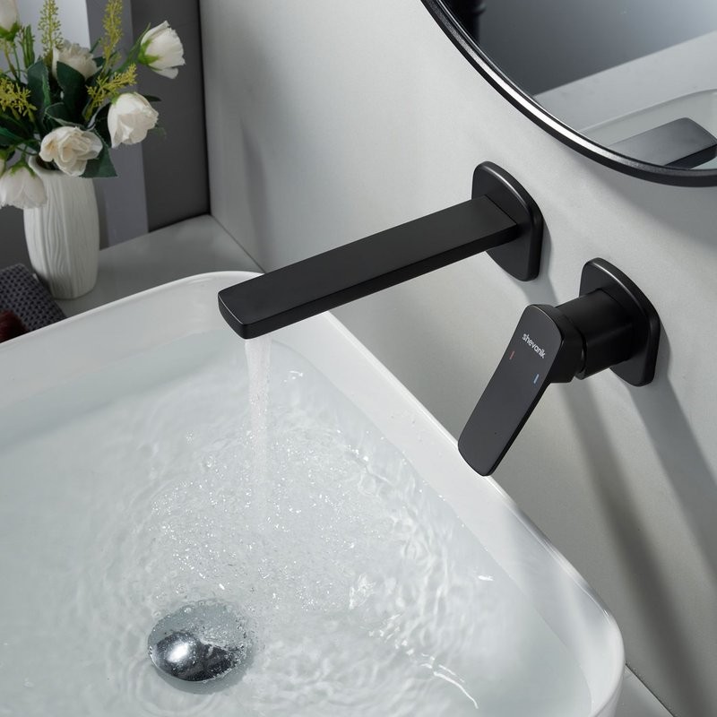 Смеситель для раковины/умывальника встраиваемый Shevanik S9941H, черный