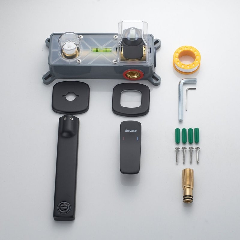 Смеситель для раковины/умывальника встраиваемый Shevanik S9941H, черный