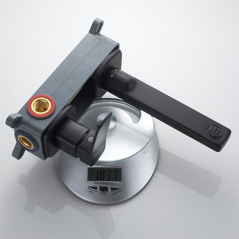 Смеситель для раковины/умывальника встраиваемый Shevanik S9941H, черный