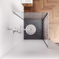 Душевой уголок AM.PM Gem W90G-404-9090-MT 90х90 см